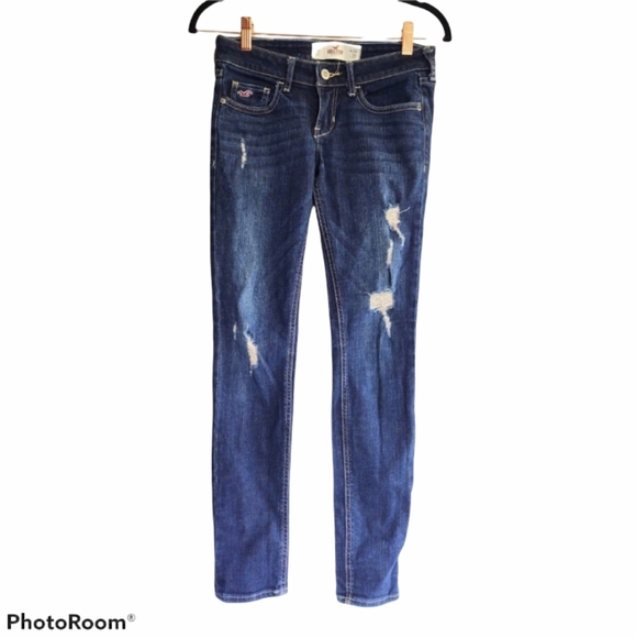 Hollister Denim - Hollister Girls Distressed Skinny JeansW24 L29